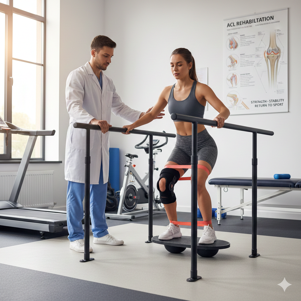 ACL ligament rehabilitation physiotherapy treatment at Physio Climb Physiotherapy in Noida Sector 104